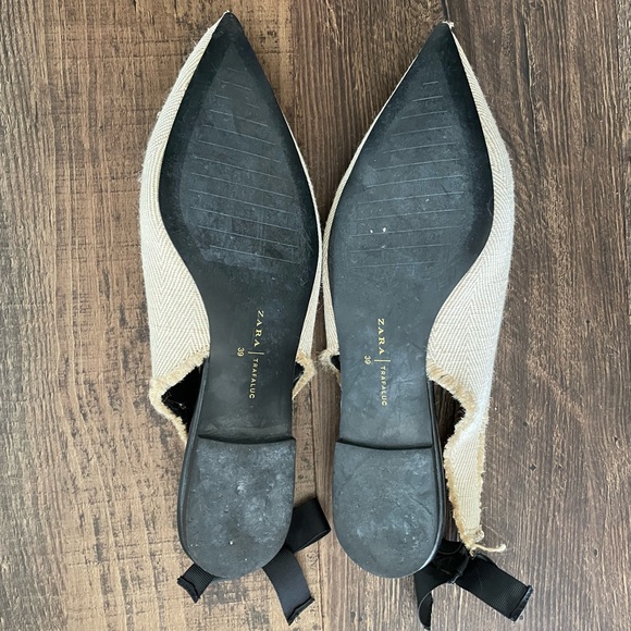 Zara Pointed Mule Flats - Picture 3 of 3